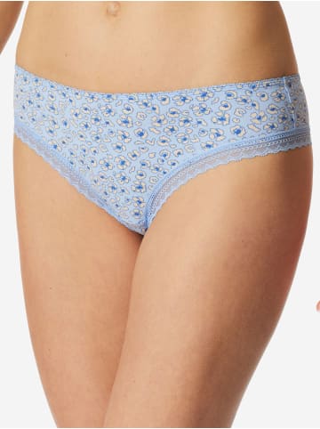 Schiesser String Modern in hellblau, blau, schwarz