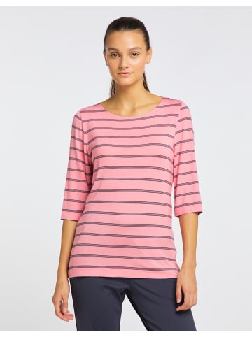 Joy Sportswear Halbarm Ringelshirt AMIRA in carnation pink stripes