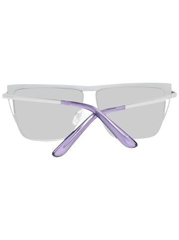 Marciano by Guess Frauen Sonnenbrille Trapezförmig Silber