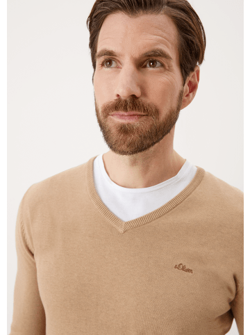 S. Oliver Pullover langarm in Braun