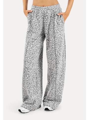 SMILODOX Jogginghose Siara in Grau Leo