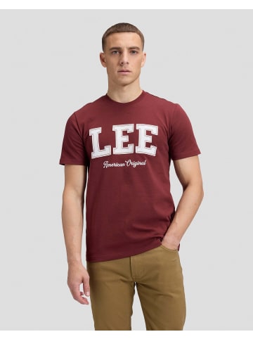 Lee T-Shirt Lee Original in Port