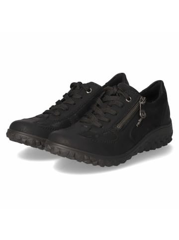 rieker Schnürhalbschuh in schwarz