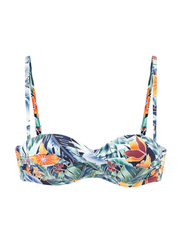 Sunseeker Bügel-Bandeau-Bikini-Top in marine-orange