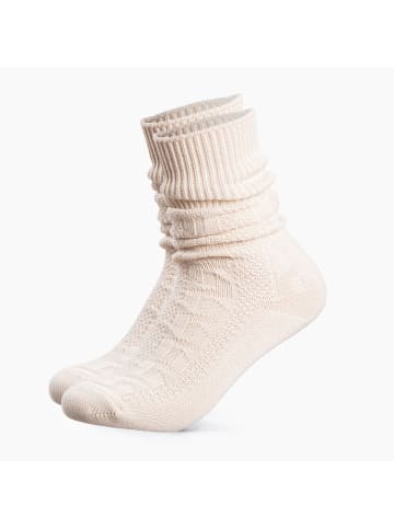 Occulto 1er Pack Kurze Trachtensocken Enzian in Beige