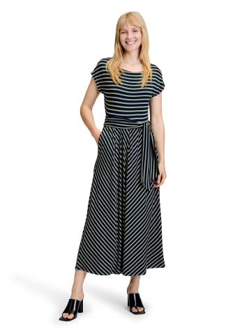 Betty Barclay Jerseykleid kurzarm in Dark Blue/Green