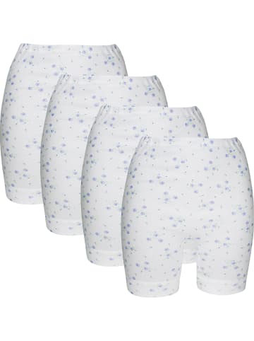 Con-ta Baumwolle, Feinripp Schlüpfer 4er-Pack in weiß
