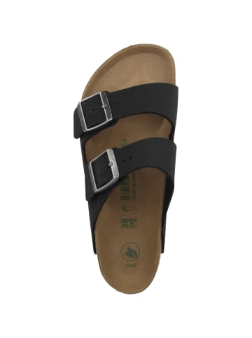 Birkenstock Sandale Arizona Birko-Flor Nubuk normal in schwarz