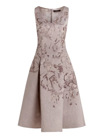 Vera Mont Cocktailkleid mit Kellerfalten in Taupe/Taupe
