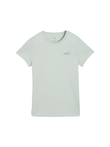 Puma T-Shirt 'ESS Small No. 1 Logo' in grün