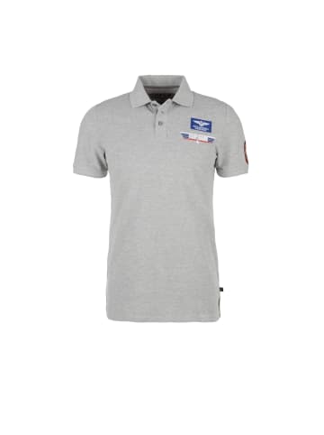 S. Oliver Poloshirt in Grau melange