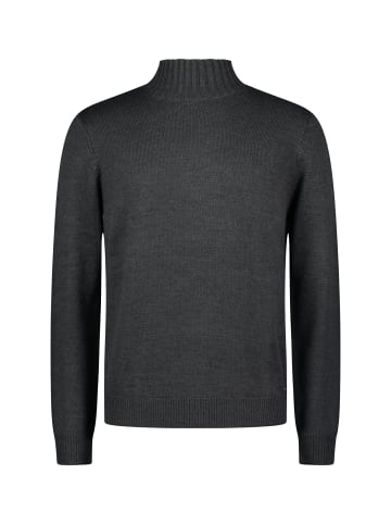 Roy Robson Strickstehkragenpullover Mit Stehkragen in dunkelgrau