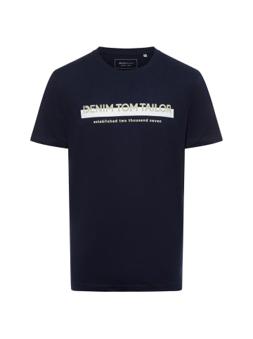 TOM TAILOR Denim T-Shirt in marine