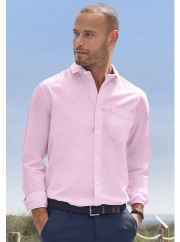 H.I.S Langarmhemd in rosa