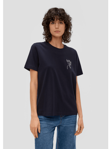 s.Oliver T-Shirt kurzarm in Blau