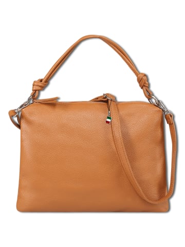 Florence Florence Schultertasche Leder tan, hellbraun ca. 37cm