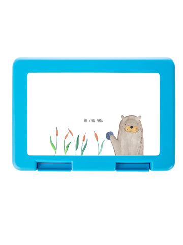 Mr. & Mrs. Panda Aufbewahrungsbox Otter Stein ohne Spruch in Weiß