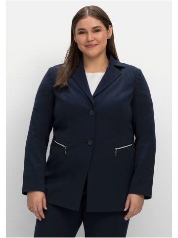 sheego Blazer in nachtblau