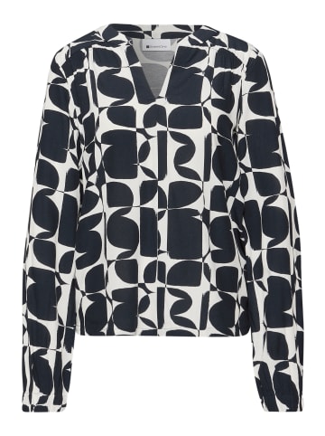 Street One Blusenshirt in marine weiß