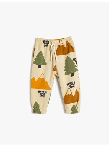 KOTON Sweathose in Grau Gemustert