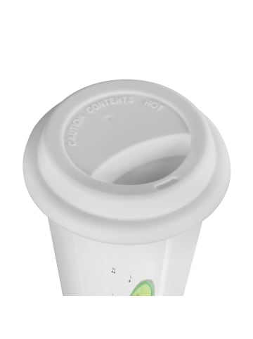 Mr. & Mrs. Panda Kaffeebecher To Go Avocado Tanzen mit Spruch in Weiß