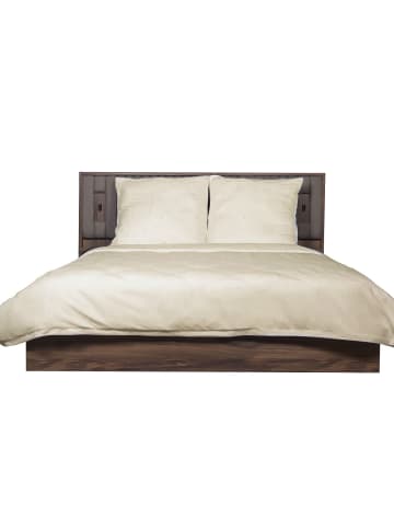 COFI 1453 Deluxe Mikrofaser-Bettwäsche, einfarbig in Creme