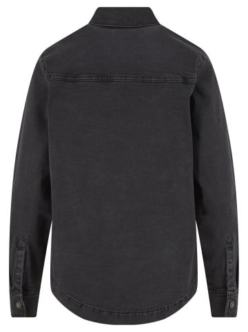 Urban Classics Urban Classics Ladies Denim Shirt in black washed