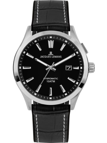 Jacques Lemans Uhr in Schwarz