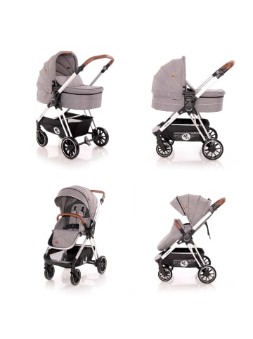 Lorelli Kombikinderwagen Angel 3 in 1  in grau