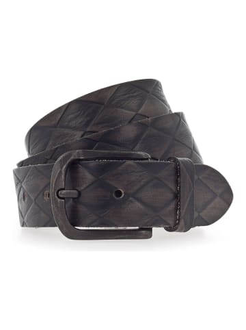 b.belt Gürtel Leder in grau taupe