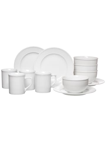 Ritzenhoff & Breker 12er Set Frühstücksset Simple in weiß