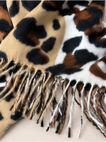 collezione alessandro Schal " Leopatch " in braun