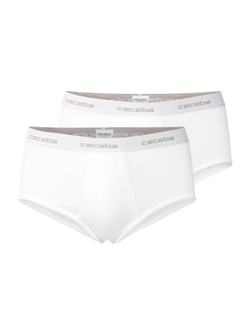 CECEBA Slip 2Er Pack New Classics in weiß-hell-uni