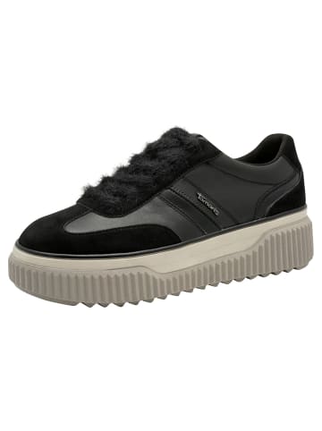 Tamaris Sneaker in BLACK LEATHER