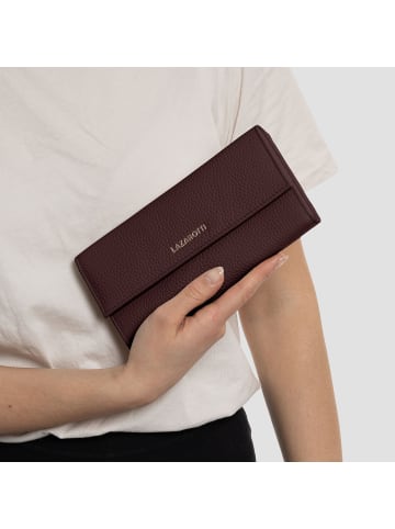 Lazarotti Bologna Leather Geldbörse Leder 19 cm in burgundy