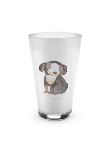 Mr. & Mrs. Panda Glas Hund Entspannen ohne Spruch in Transparent