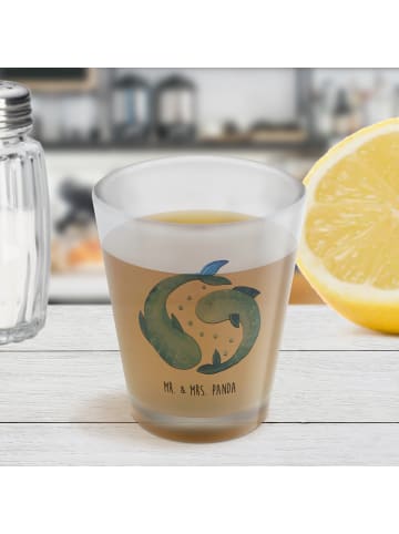 Mr. & Mrs. Panda Schnapsglas Sternzeichen Fische ohne Spruch in Transparent