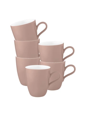 Seltmann Weiden 6er Set Henkelbecher Life Fashion in 400 ml in Posh Rose
