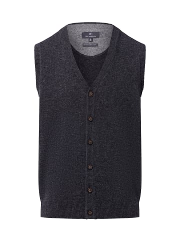 Nils Sundström Strickweste in anthrazit - 0008