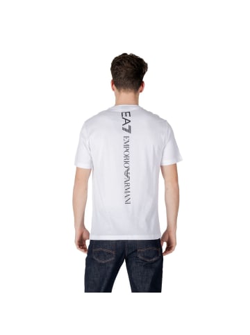 EA7 Emporio Armani Schwarz , Weiß Schwarz und Weiß Baumwolle Sportbekleidung