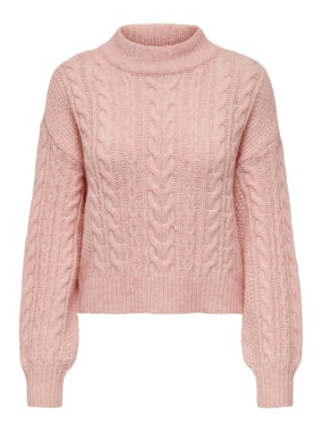 ONLY Strickpullover in Silver Pink