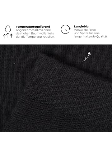 von Jungfeld Sneaker Socken Essentials in Pitch Black