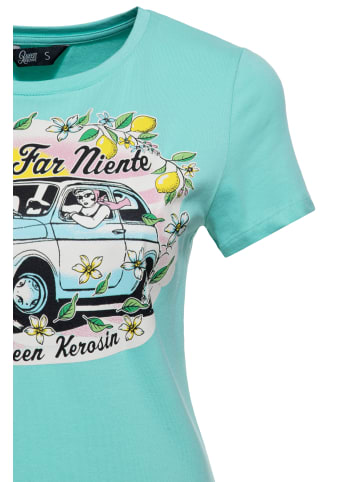Queen Kerosin Queen Kerosin T-Shirt Dolce Far Niente in mint