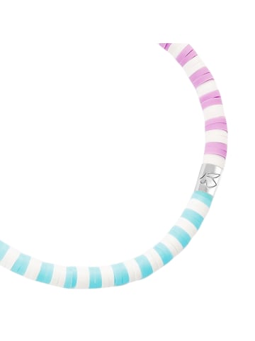 Glanzstücke München Armband aus Sterling Silber mit Heishi Perlen in silber