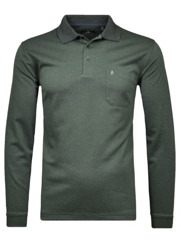 Ragman Poloshirt für Herren in grün