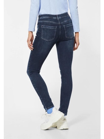 Street One Jeans in blue black random wash