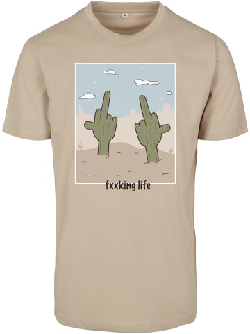 Mister Tee T-Shirt in Beige