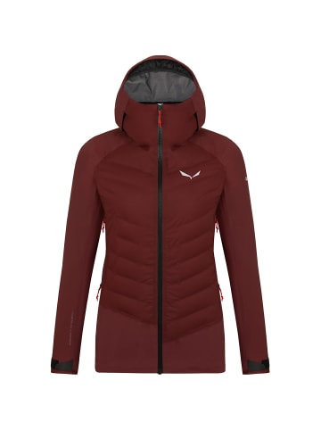Salewa W SELLA PTX 3L HYBRID JACKET in Dunkelrot