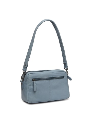 The Chesterfield Brand Liora Schultertasche Leder 24 cm skyblue