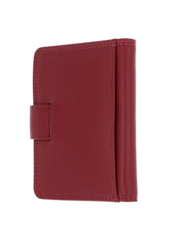 Golden Head Polo Kreditkartenetui RFID Schutz Leder 8 cm rot